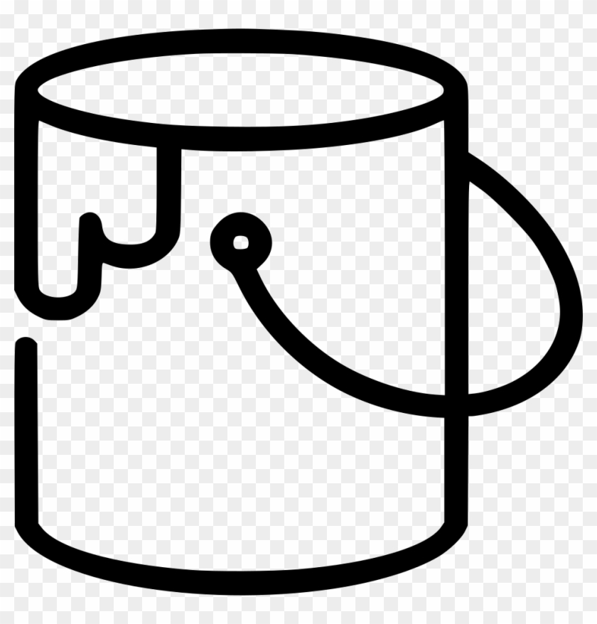 Paint Bucket Color Comments - Paint Bucket Icon Png #1598091