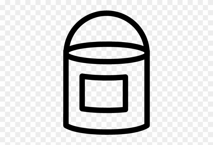 Pixel - Bucket Outline Png #1598092