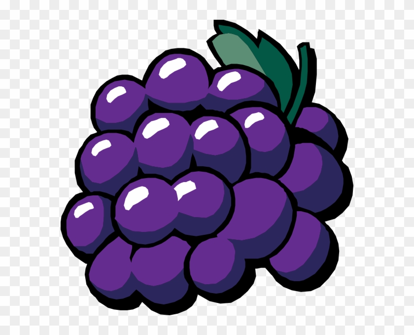 Grape Clipart Purple Berry - Grape #1598111