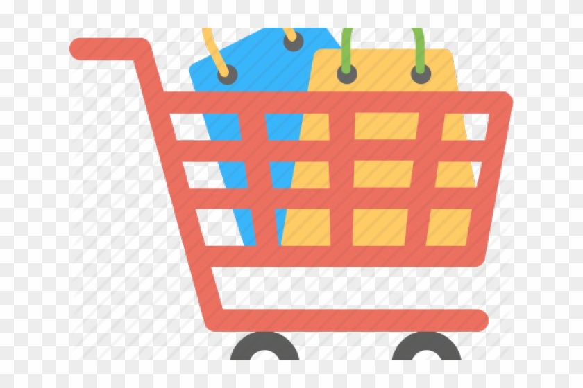 Trolley Clipart Shopping Cart - Icon Trolley Png #1598121
