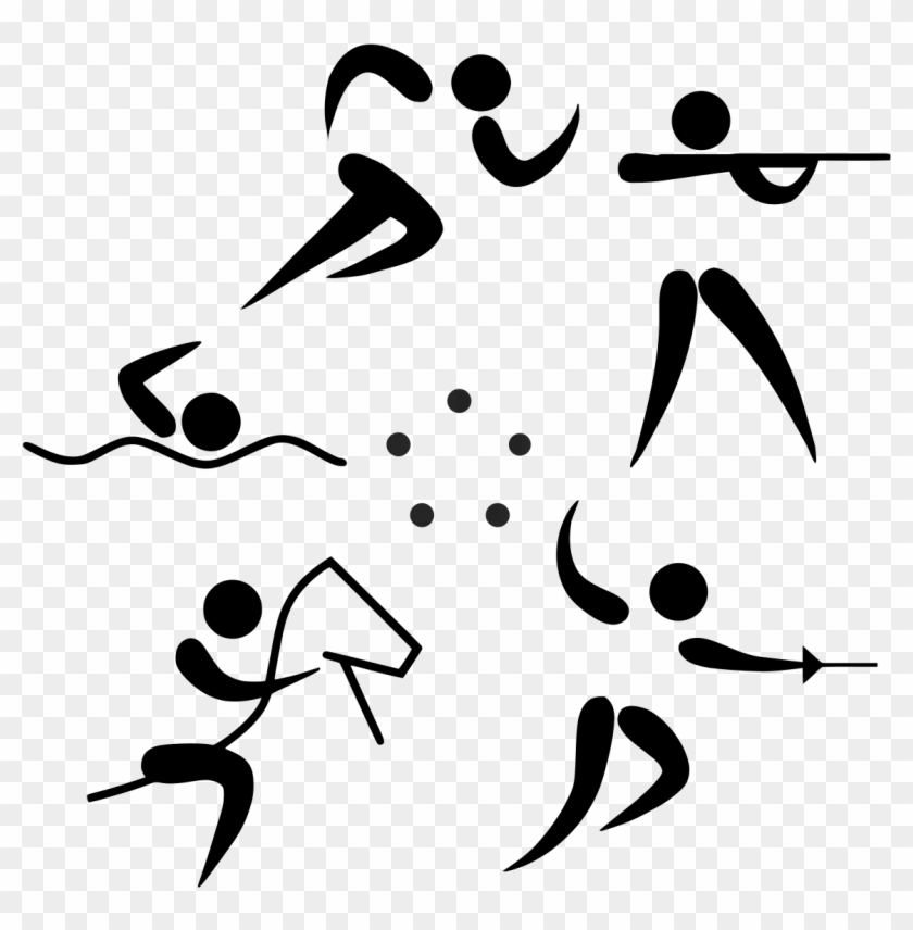 Modern Pentathlon At The Summer Olympics Wikipedia - Equestrian Pictogram Olympic #1598214