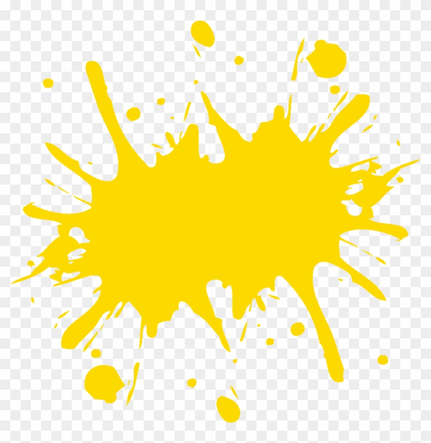 Yellow Paint Splash Png - Vexel #1598227