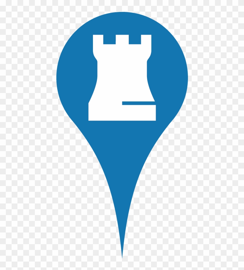 Map Pin Blue Transparent #1598268