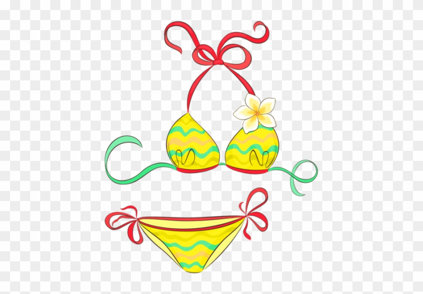 Free Png Yellow Swimsuit Png Vector Png Images Transparent - Transparent Background Bikini Png #1598367