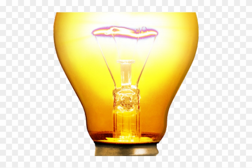 Bulb Clipart Transparent Background - Incandescent Light Bulb Png #1598407