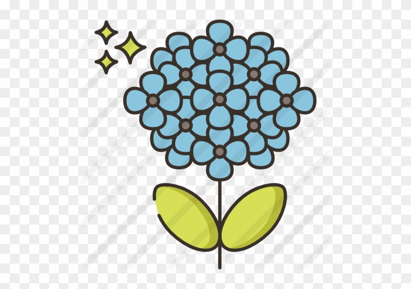 Hydrangea Free Icon - Hydrangea Free Icon #1598425