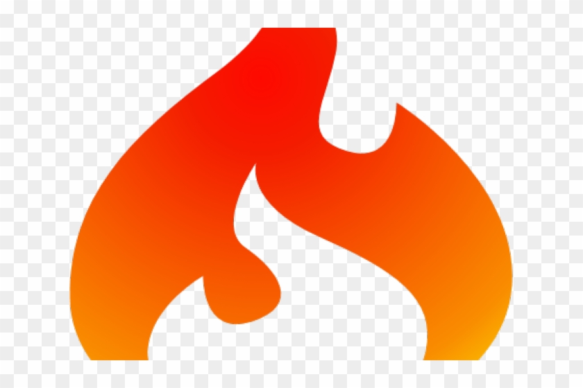 Flames Clipart Fire Symbol - Flame Logo Transparent #1598445