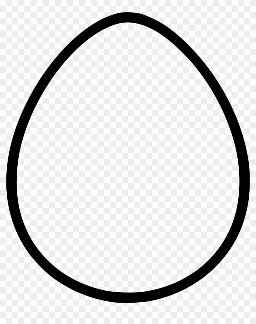 Clip Art Transparent Download Png Icon Free Download - Line Drawing Of Egg #1598451