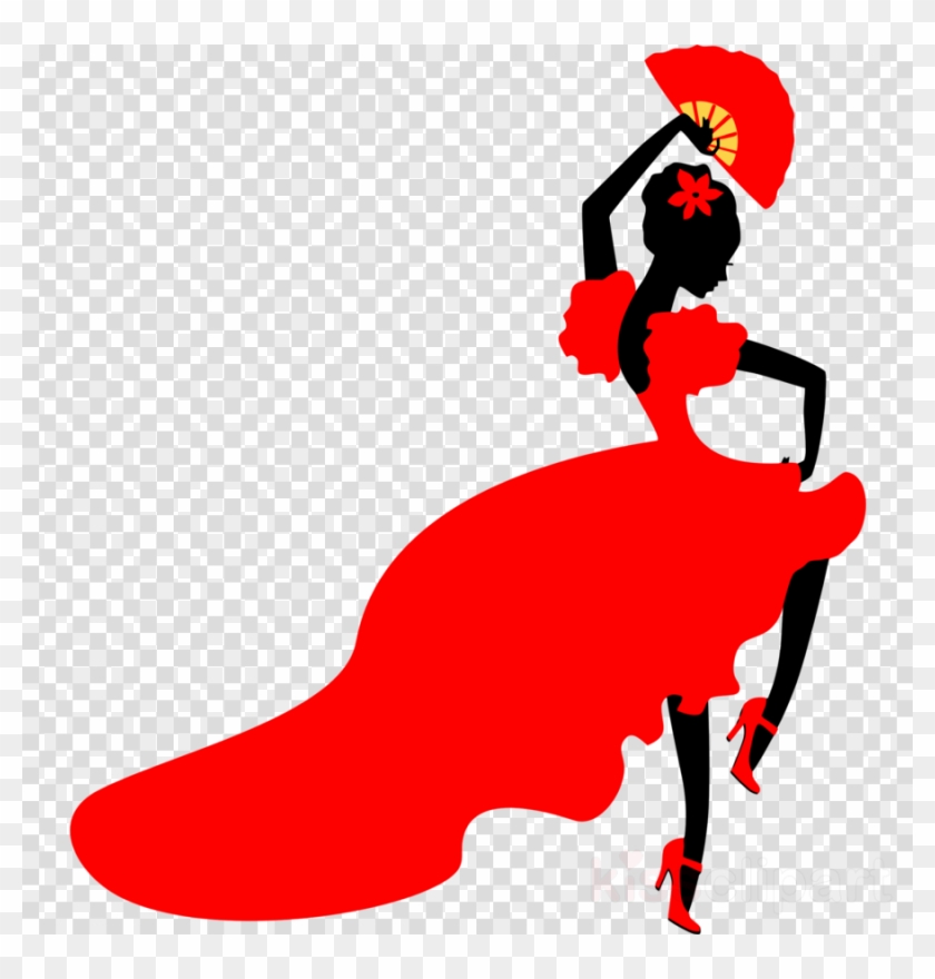 Flamenco Dancer Clipart Flamenco Dance Clip Art - Flamenco Cartoon #1598483