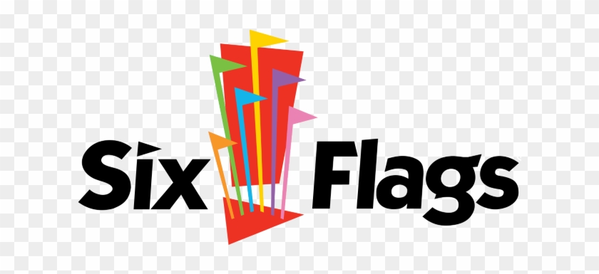 “six Flags Is The Place For Friends, Fellowship And - Six Flags Theme Park Logo #1598558