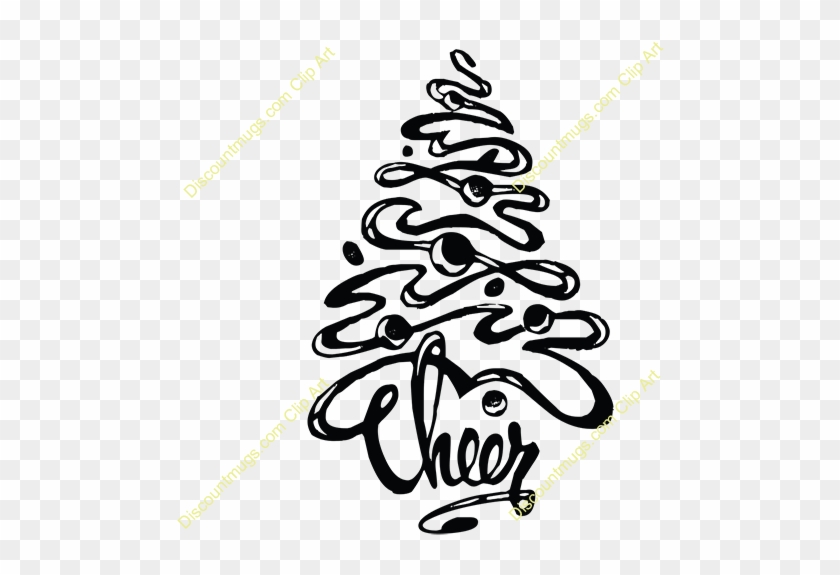 Christmas Cheer Clip Art Clipart - Christmas Tree #1598626