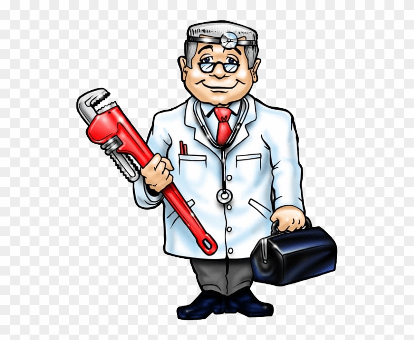 Picture Freeuse Library Plumber Clipart - Doctor Plumber #1598657