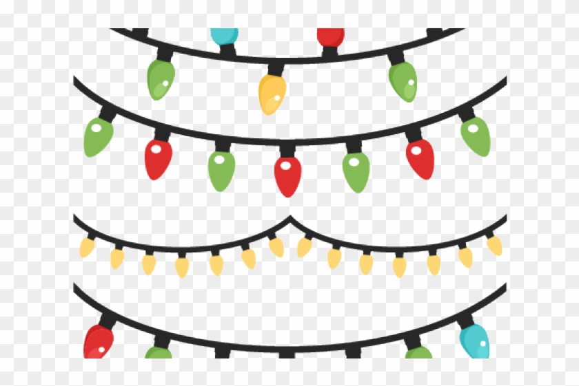 Christmas Lights Clipart Reindeer Light - Christmas Lights Svg File Free #1598730