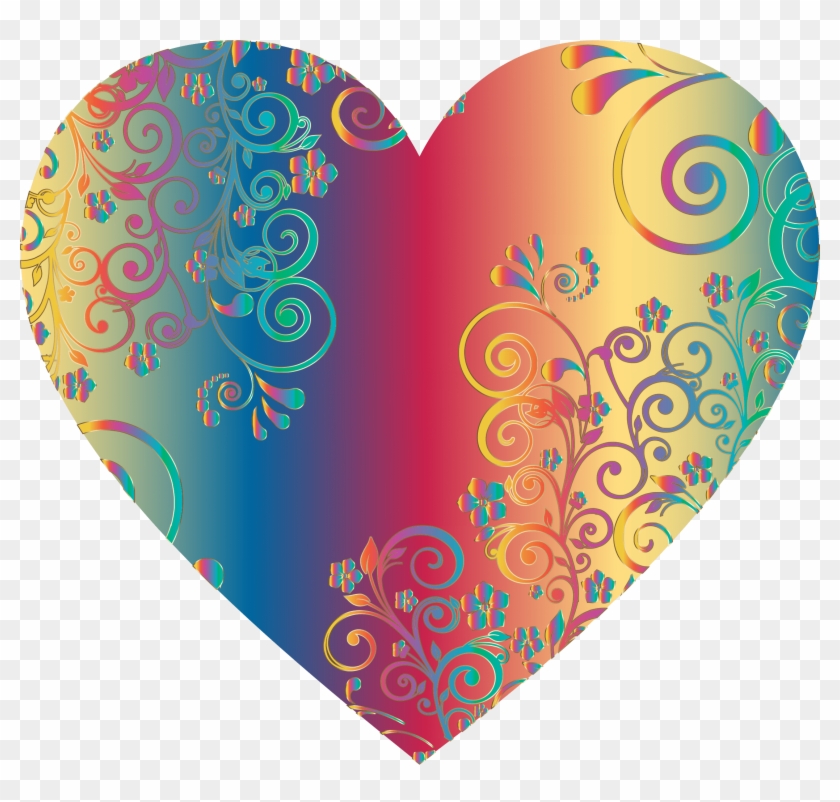 Heart Flourish Clip Art - Heart #1598819