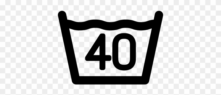 40 Degree Laundry Free Vectors, Logos, Icons And Photos - Lavar A 40 Grados #1598841