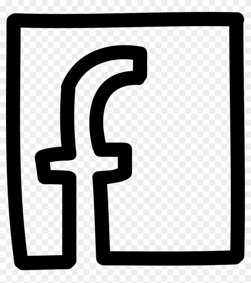 Communication Facebook Media Network Social - Facebook Logo Drawing Png #1598910