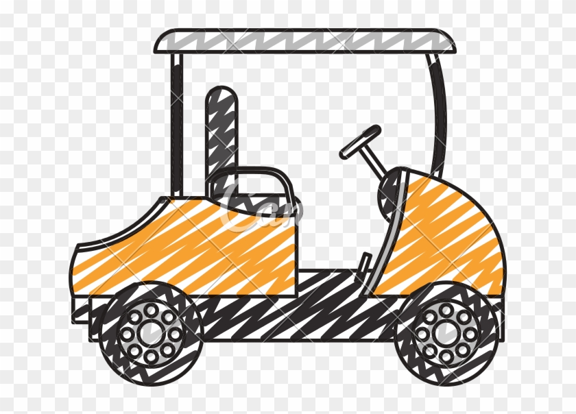 Doodle Recreational Golf Car - Doodle Recreational Golf Car #1598964