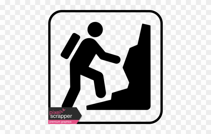 Recreational Icon Brush/png Template - Rock Climbing Clip Art #1598965