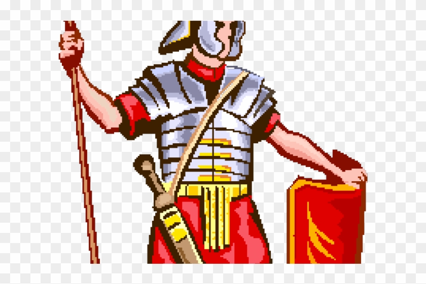 Roman Warriors Clipart Roman Civilization - Roman Soldier #1599036