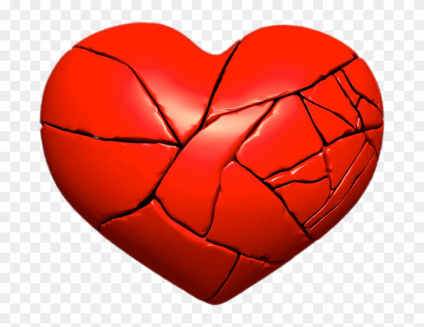 Heart With Bandaid Clipart - Broken Heart #1599054