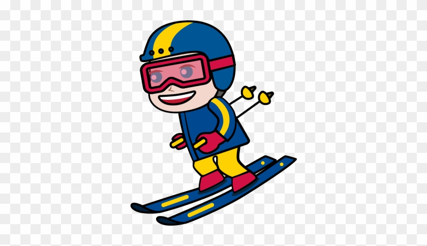 328 X 403 8 - Kid Skiing Clipart #1599111