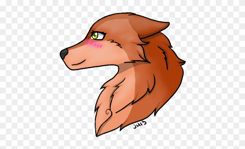 Banner Transparent Stock Wolf Blushing By Jetheart - Illustration #1599275