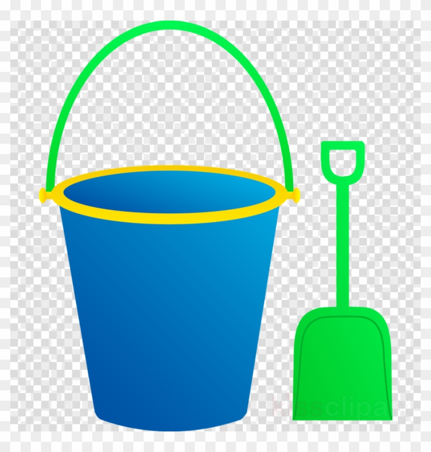 Shovel And Pail Clipart Shovel Bucket Clip Art - Vector Image Of Rainbow #1599339