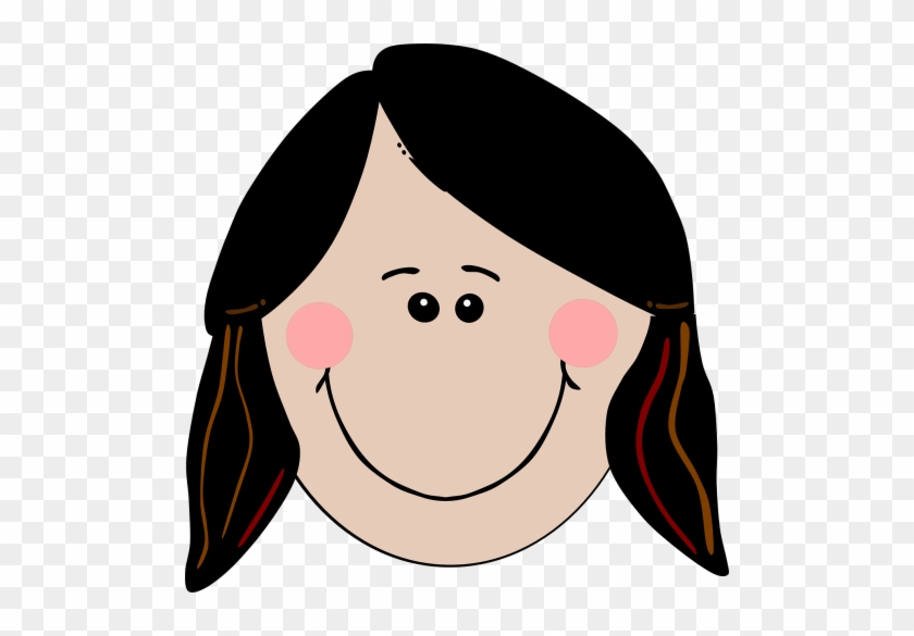 Smiling Girl Clip Art #1599367