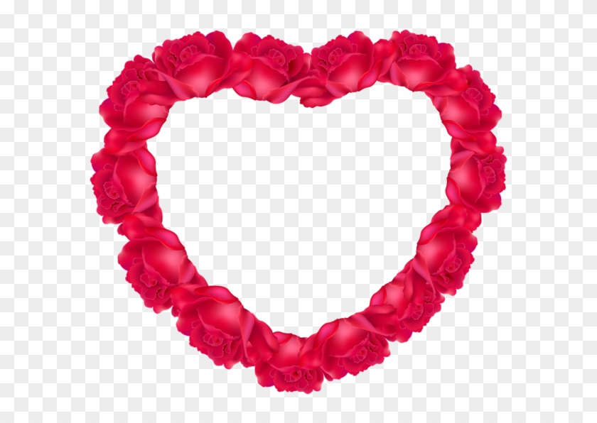 Clipart Images, Clip Art, Illustrations, Pictures - Heart From Roses Png #1599414