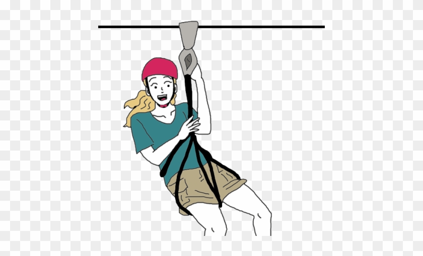 Download Clipart - Zip Line Swing Clipart #1599454