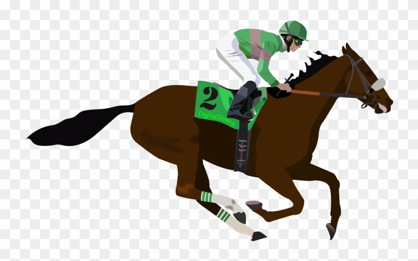 Clipart Horse Racing - Virtual Race Horse #1599474