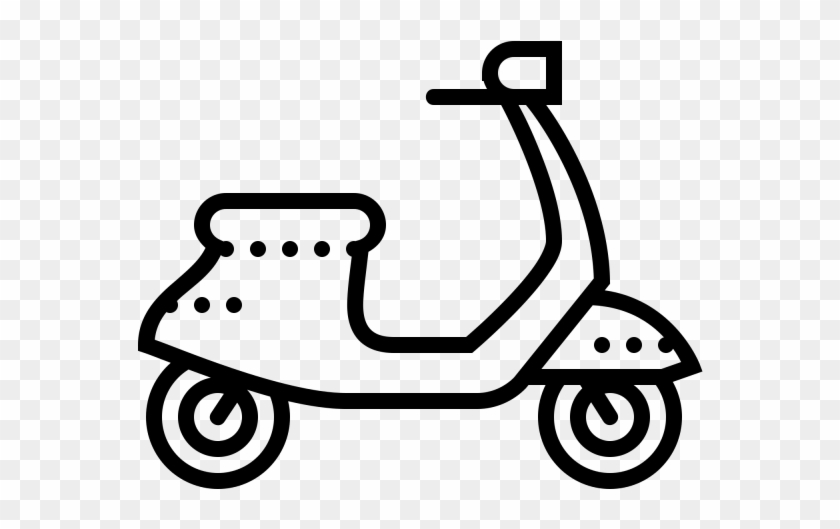 Scooter Clipart Drawing - Scooter Clipart Drawing #1599600