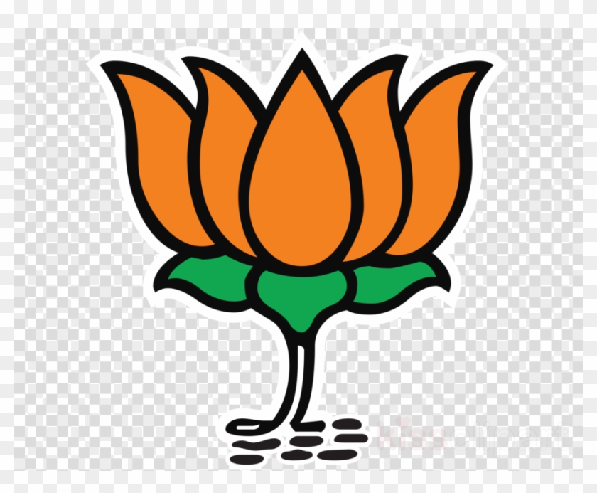 Bjp Symbol Lotus Clipart India Bharatiya Janata Party - Bjp Png #1599601