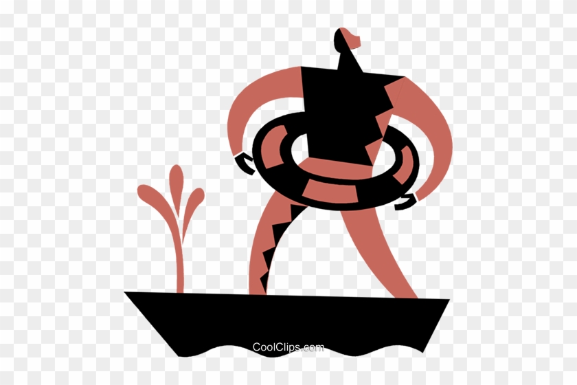 Crisis Or Danger Royalty Free Vector Clip Art Illustration - Illustration #1599659