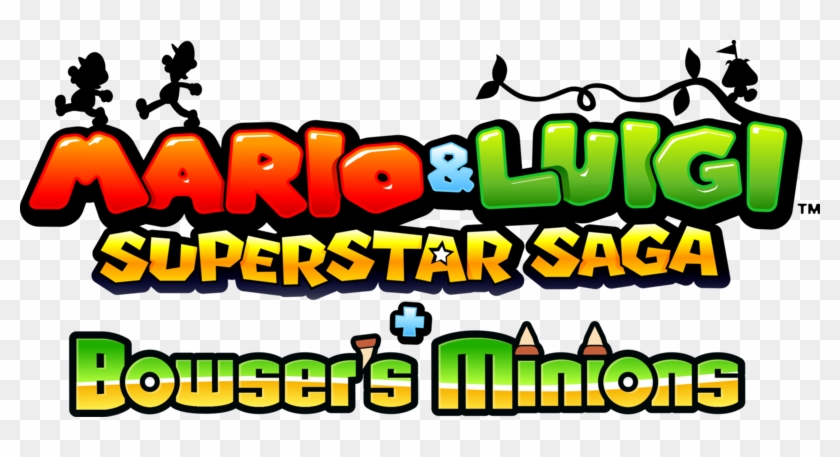 Mario & Luigi - Mario And Luigi Superstar Saga Bowser's Minions Logo #1599872