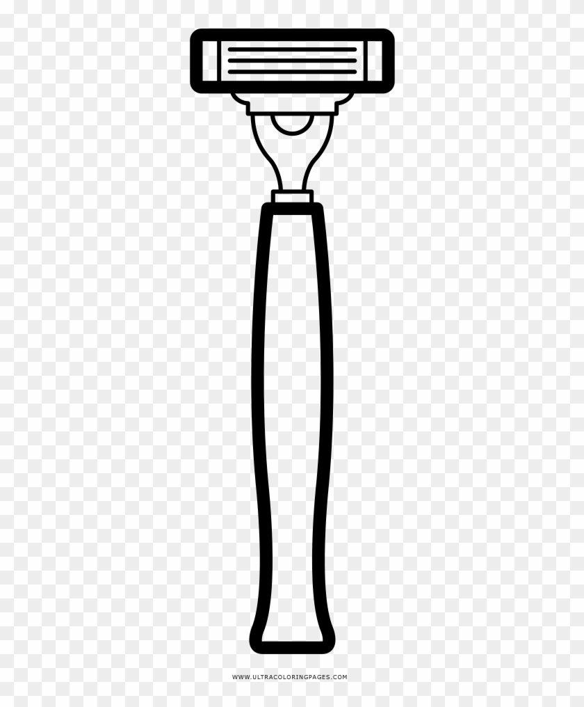 Shaving Razor Coloring Page - Cartoon #1599929