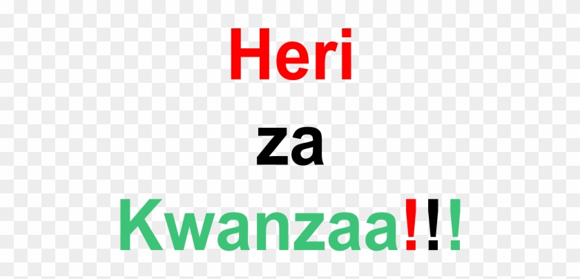 Happy Kwanzaa In Swahili - Graphic Design #1599956