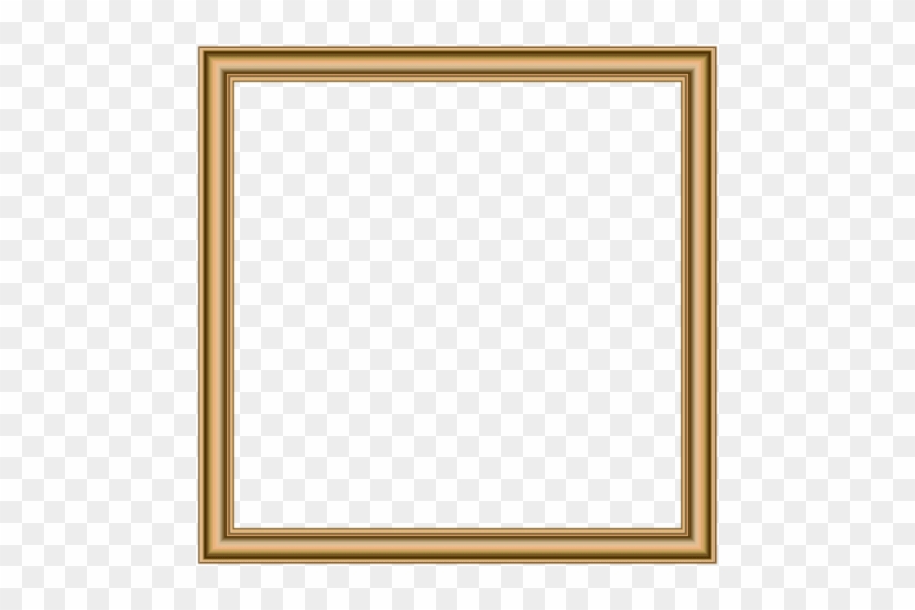 Free Png Download Gold Border Frame Clipart Png Photo - Gold Rectangular Frame #1600047