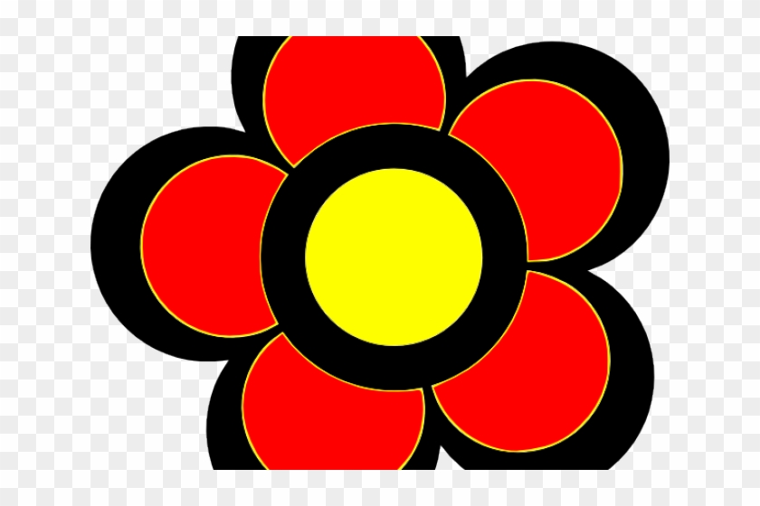 Flowers Color Clipart Small Flower - Flower Clipart Red Yellow #1600106