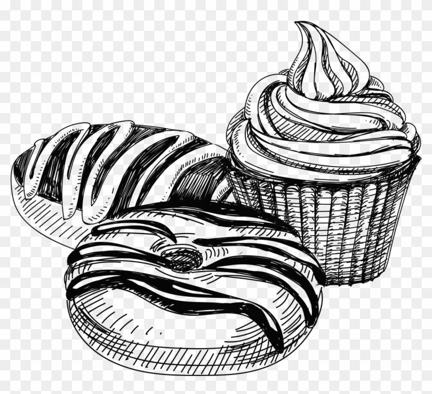 Buy Art Print of Realistic Cupcake Drawing Online in India - Etsy