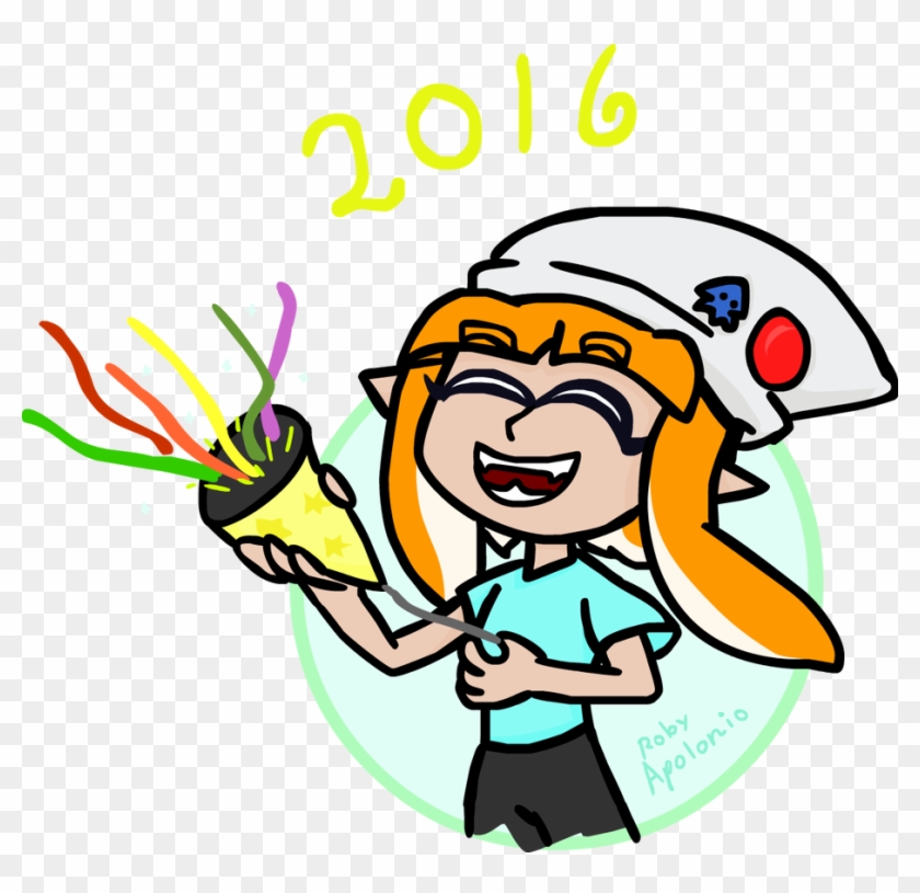 Inkling Happy New Year 2016 By Robyapolonio - Inkling Happy New Year 2016 By Robyapolonio #1600320