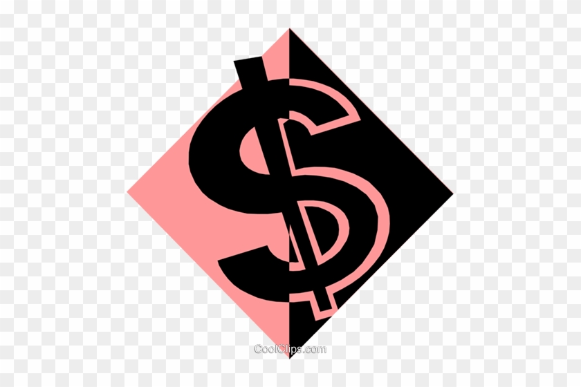 Dollar Sign Royalty Free Vector Clip Art Illustration - Graphic Design #1600366