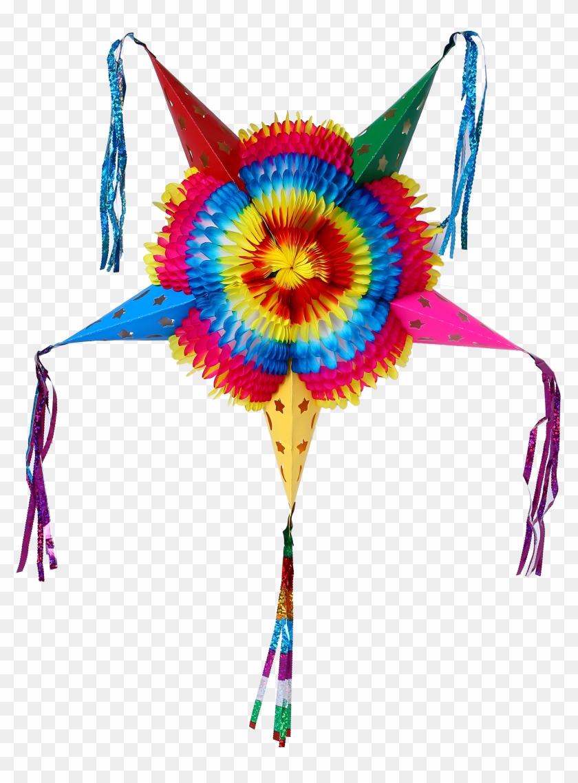 Colorful Star Mexican Piñata Foldable Cardboard Party - Colorful Star Mexican Piñata Foldable Cardboard Party #1600395