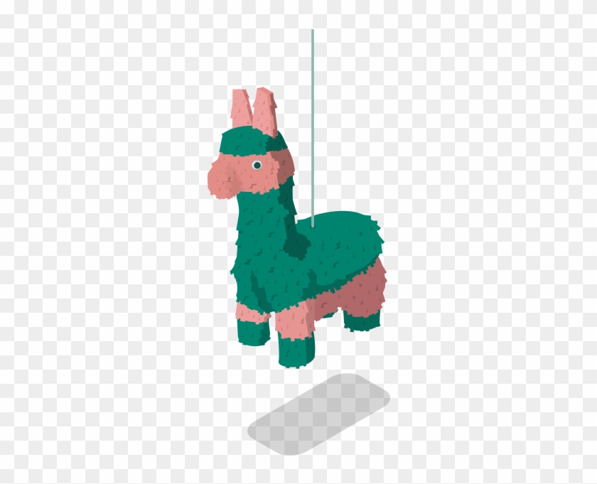 Llama Pinata Illustration - Cartoon #1600422