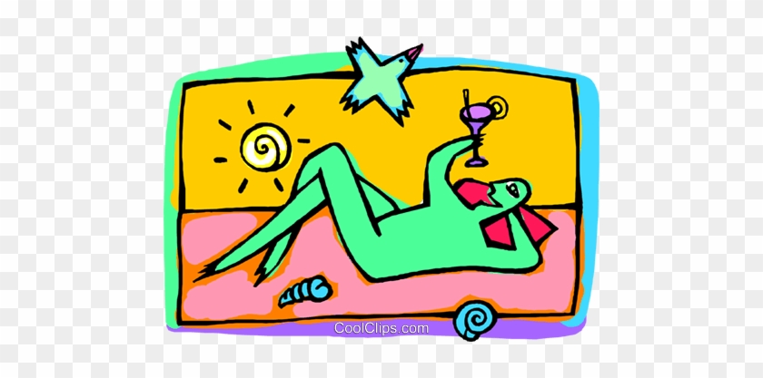 Leisure, Man With A Cocktail Royalty Free Vector Clip - Leisure, Man With A Cocktail Royalty Free Vector Clip #1600433