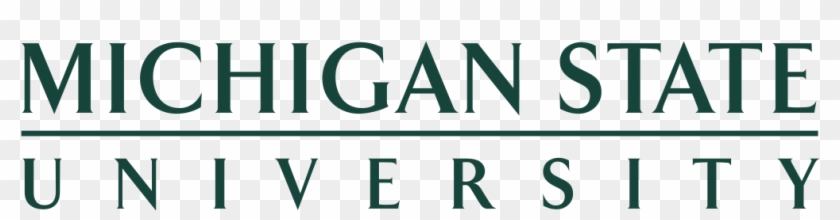 Michigan State University Wordmark - Michigan State University Logo #1600448