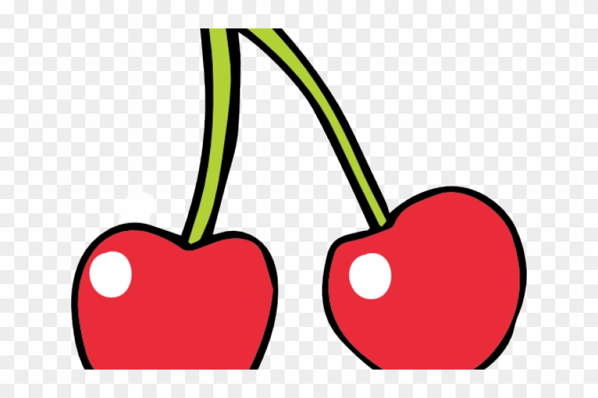 Cherry Clipart Line Art - Cherry Pacman Png #1600547