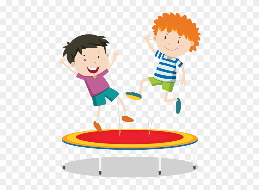 A Little More Common During The Summer Months - Trampoline Jump, clipart, t...