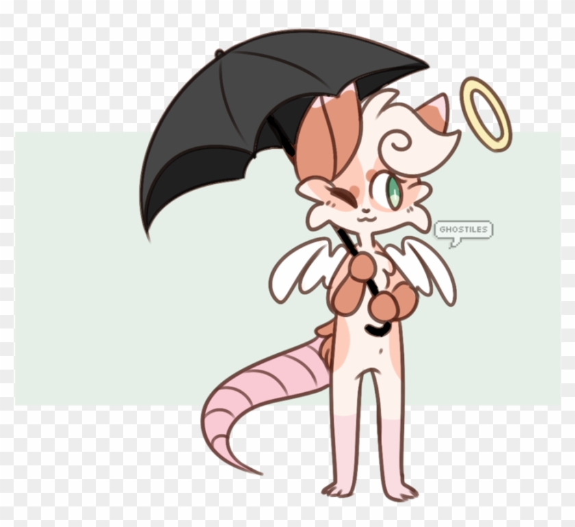 Kawaii Clipart Umbrella - Cartoon #1600733