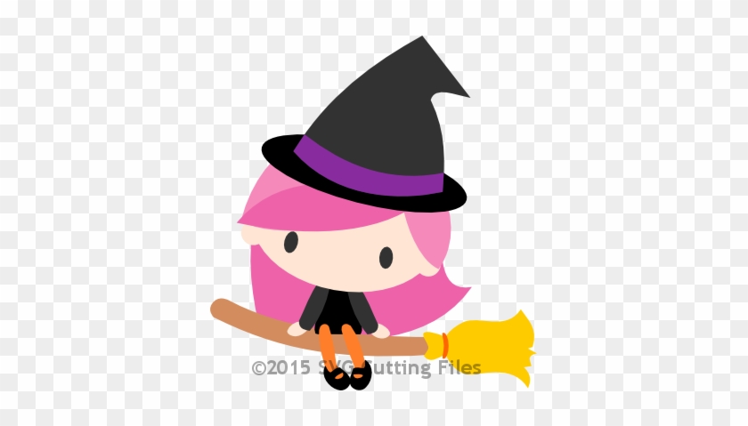 Chibi Witch On Broom #1600776